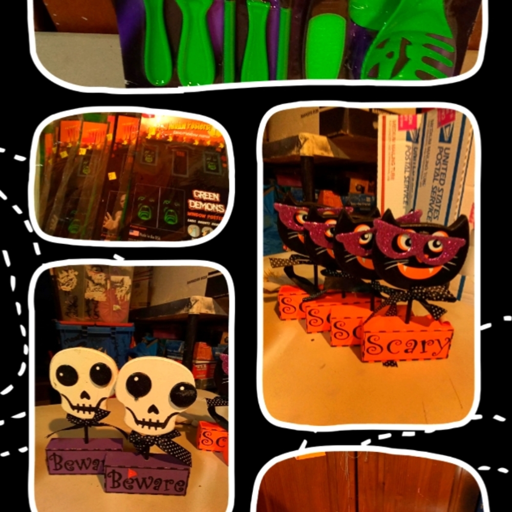 Halloween decorations 45 pieces